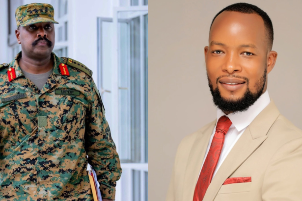 Gen Muhoozi Kainerugaba (Left) - Abraham Luzzi (Right)