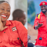 The Late Hon. Hellen Nakimuli (Left) - Bobi Wine (Right)