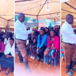 Pastor Bugingo spraying holy water viral video