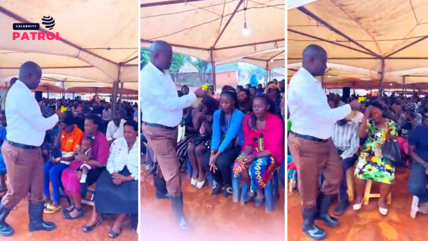 Pastor Bugingo spraying holy water viral video