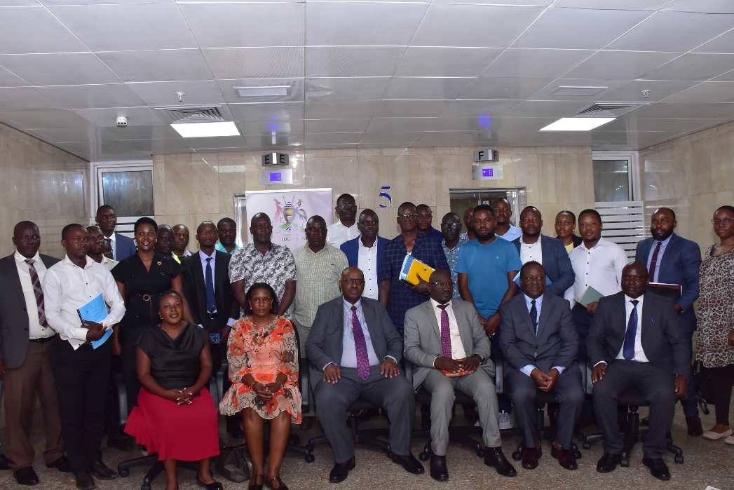Ministry of Local Government Permanent Secretary Ben Kumumanya Signs Contracts