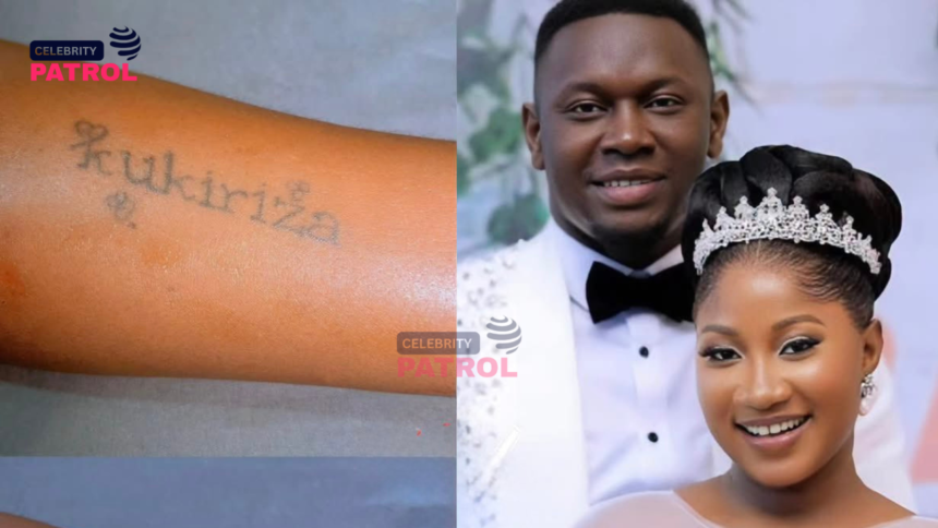 Chosen Becky’s Husband Tattoos “Kukiriza” On His Arm.