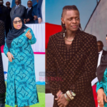 Jose Chameleone meets Tanzanian President Samia Suluhu Hassan.