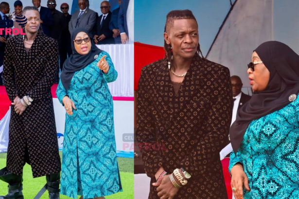 Jose Chameleone meets Tanzanian President Samia Suluhu Hassan.