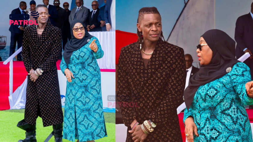 Jose Chameleone meets Tanzanian President Samia Suluhu Hassan.