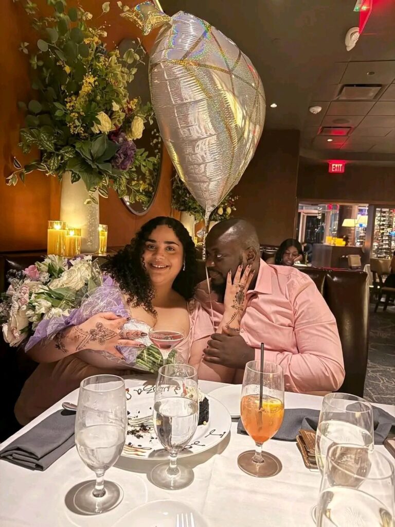 Acram Gumisiriza with the new lover