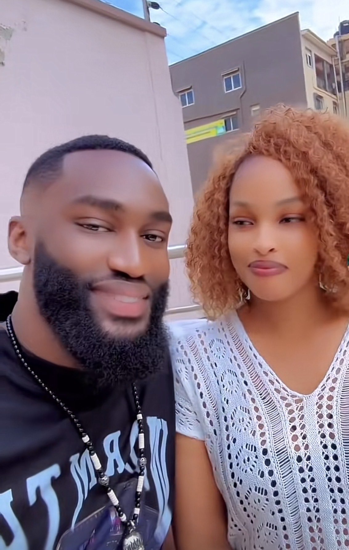 Ruth Akoragye with Kibirige,