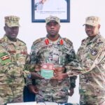 Lt Col Frank Murema takes command of 16 Service Brigade.