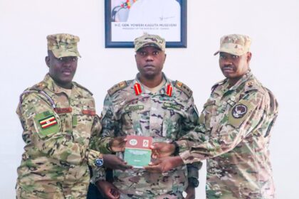 Lt Col Frank Murema takes command of 16 Service Brigade.