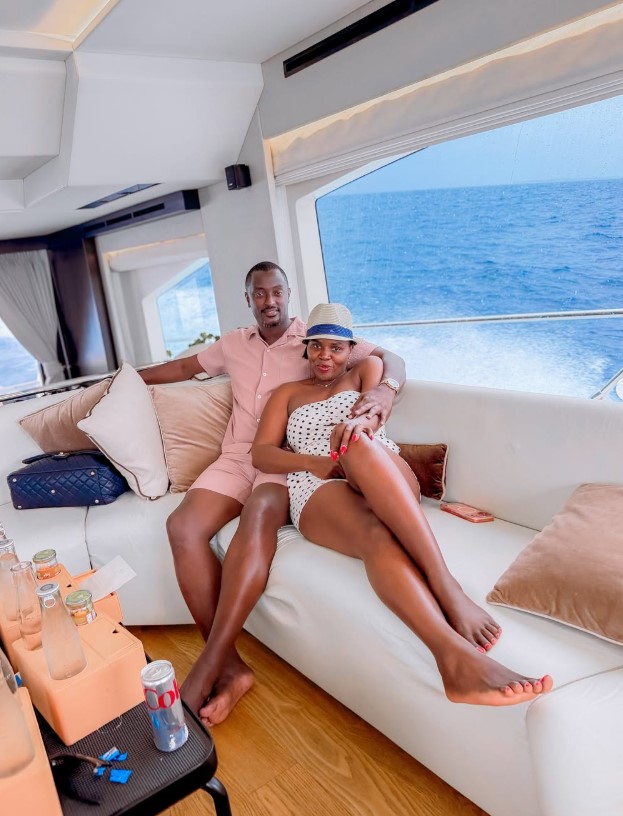 Robert Mutungi with wife Olivia