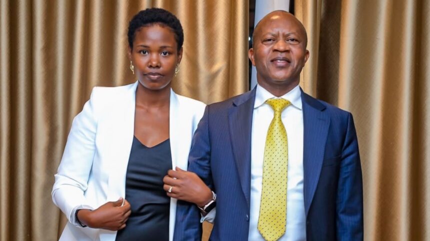 Frank Gashumba and wife Malaika