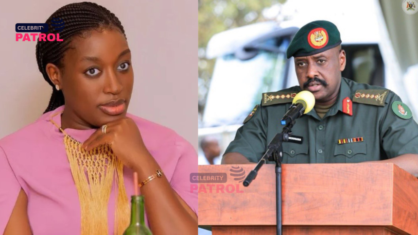 Justine Nameere publicly apologises to Muhoozi.