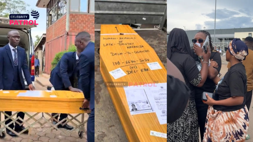 TikToker Jayden’s Body Returns to Uganda Ahead of Burial, Emotional Moments at the Airport