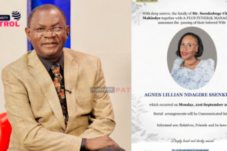 Actor Charles James Ssenkubuge Mourns Death of Wife Agness Ssenkubuge