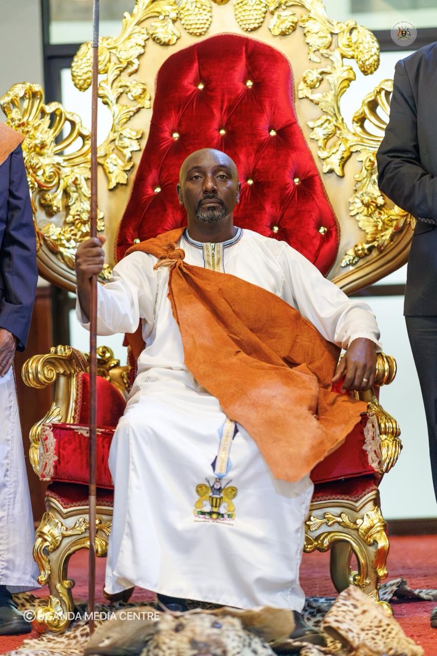 Omukama Edward Rukidi Nyabongo I coronation