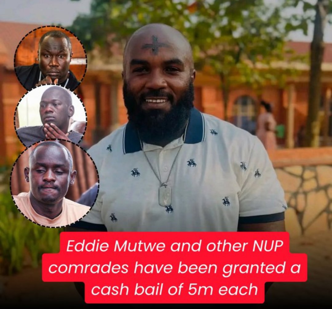 Four Bobi Wine bodyguards were granted Shs5 million cash bail each.