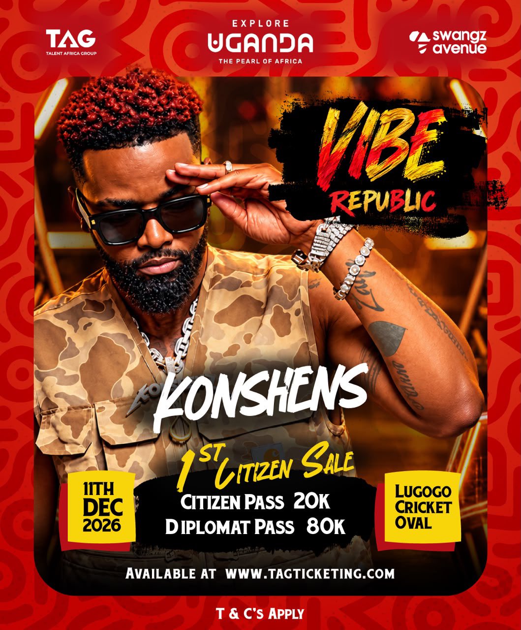 Konshens Uganda concert 2026