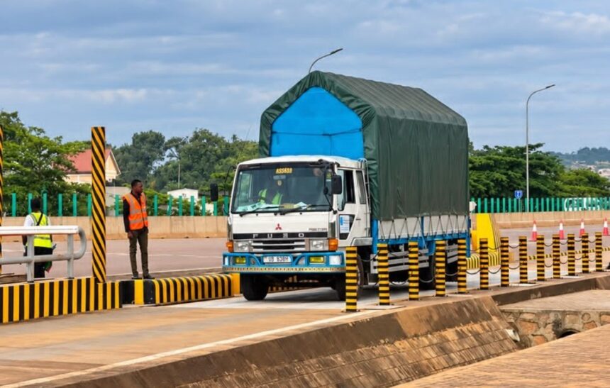 Weighbridge operations started on the Kampala-Entebbe Expressway